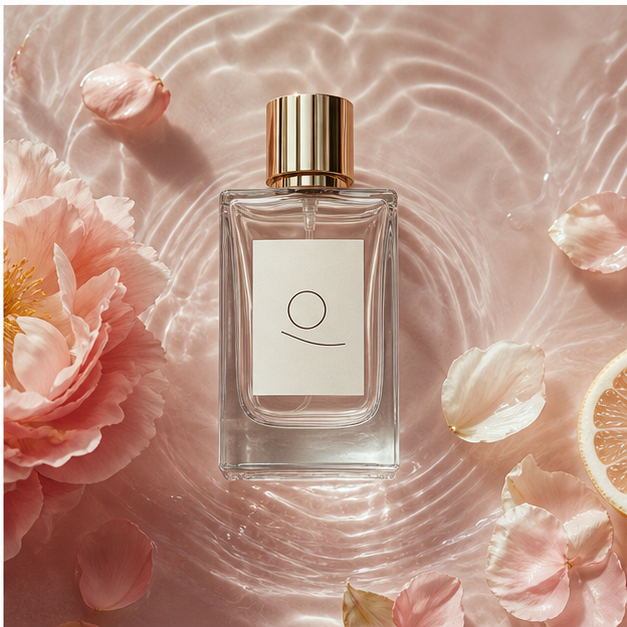 Handmade fragrance listing visual example